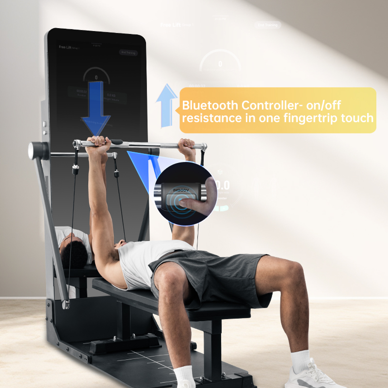 Smart Home Gym Mirror - Fitness-Set für Zuhause, Intelligenter Fitness-Spiegel, Multifunktionales