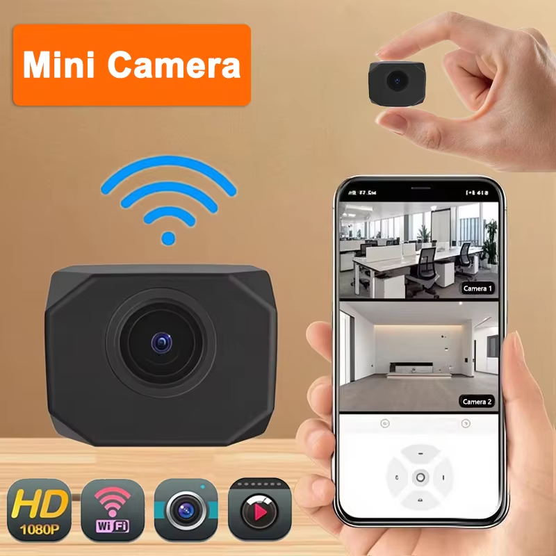 Smart Home Monitoring - 4K HD WiFi-Überwachungskamera für Zuhause, Mini-Smart-IP-Überwachung