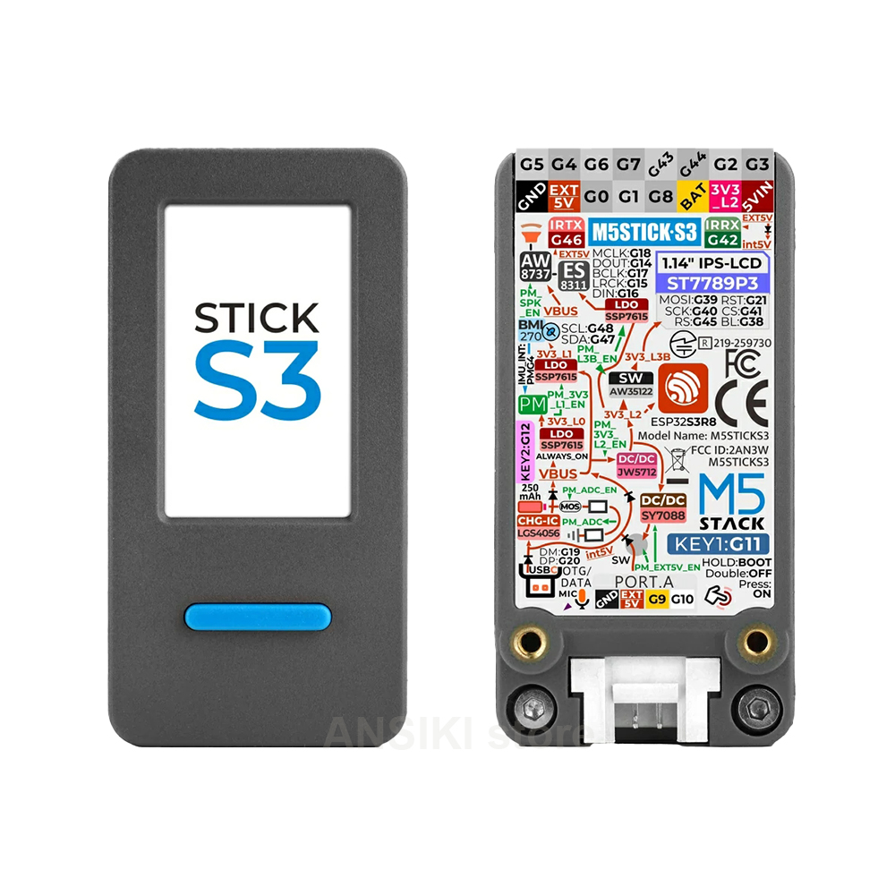 Smart Home Control Panel - M5Stack M5StickS3 ESP32-S3 IoT-Entwicklungskit Tragbar mit