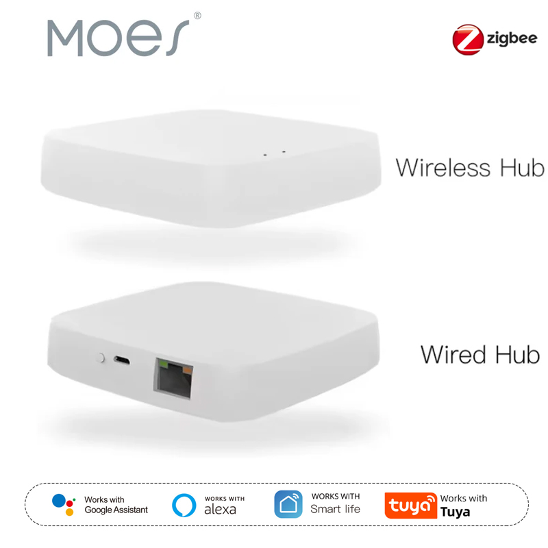 Smart Home Control Panel - Moes Tuya ZigBee 3.0 Smart Gateway