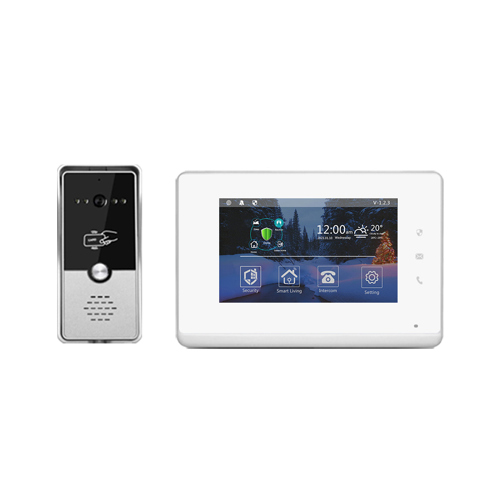 Smart Home Control Panel - 2023 LANBON 7-Zoll-HD-Bedienfeld integriert Smart Home,