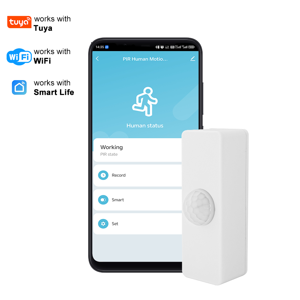 Smart Home Monitoring - Tuya Smart PIR-Bewegungssensor Smart Home WLAN