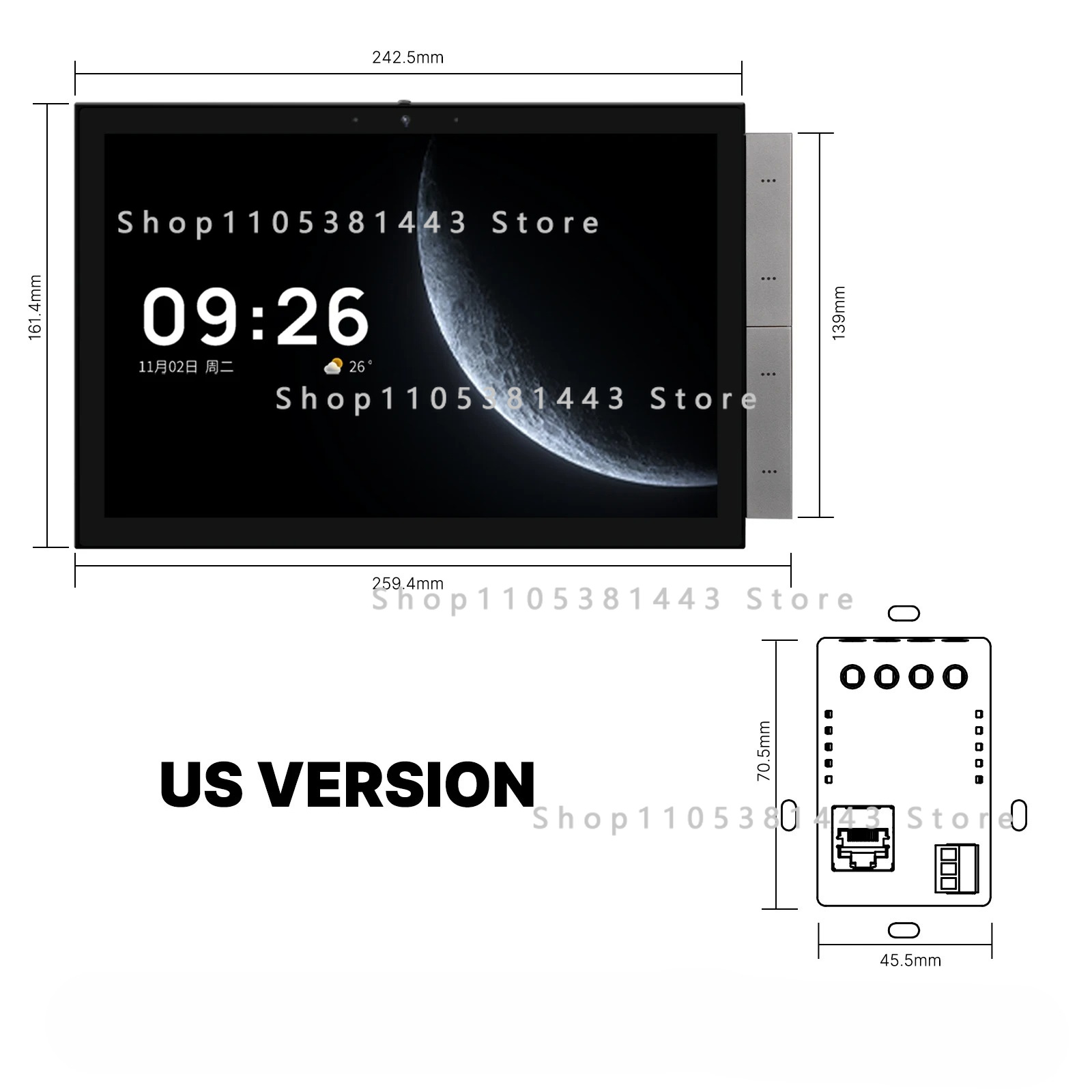 Smart Home Control Panel - Smart Home 2026 Moes Tuya 10,1