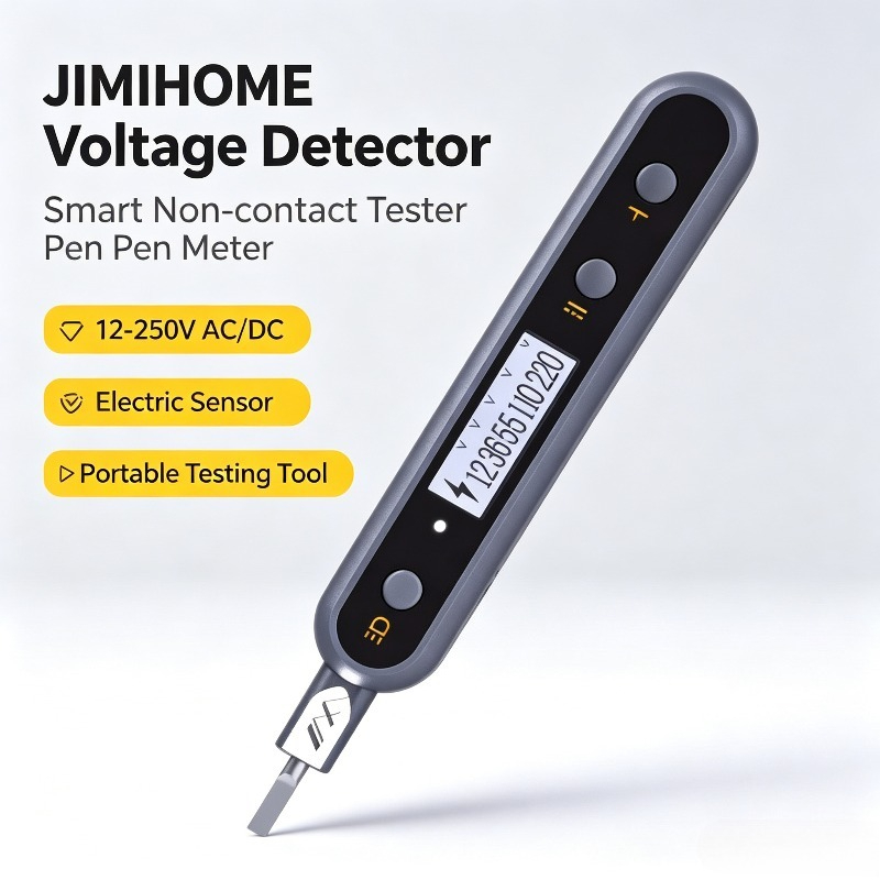 Smart Energy Monitor - JIMIHOME Spannungsdetektor, intelligenter berührungsloser Tester, Stiftmessgerät,