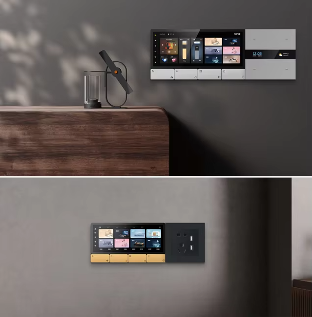 Smart Home Control Panel - F5 Tuya UK Touchscreen Musikplayer Host