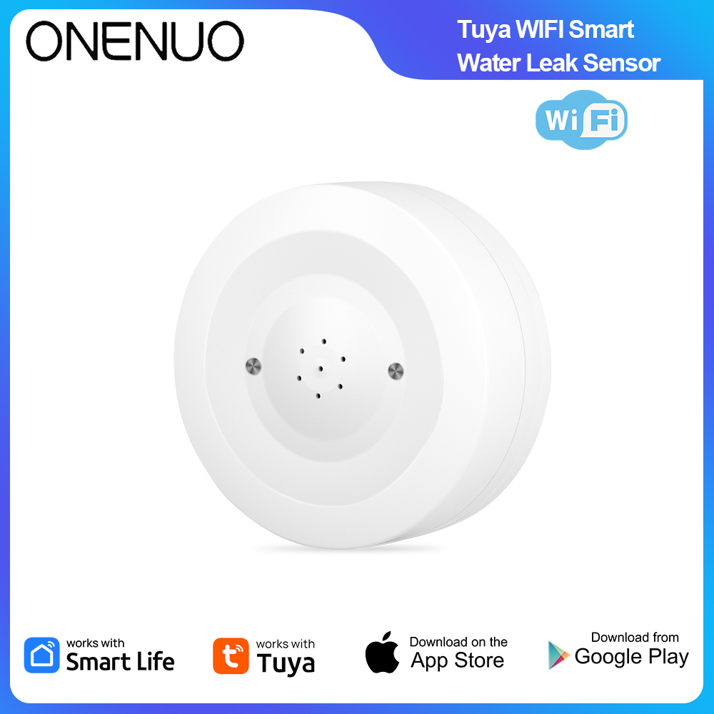 Smart Home Network - ONENUO WiFi Tuya Wasserleck-Sensor, Überschwemmungs- und