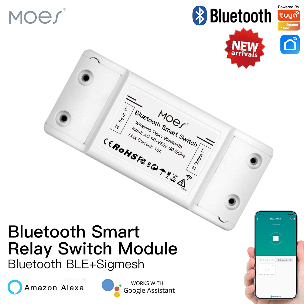 Smart Home Control Panel - MOES Bluetooth Smart Switch Relaismodul Einpunktsteuerung
