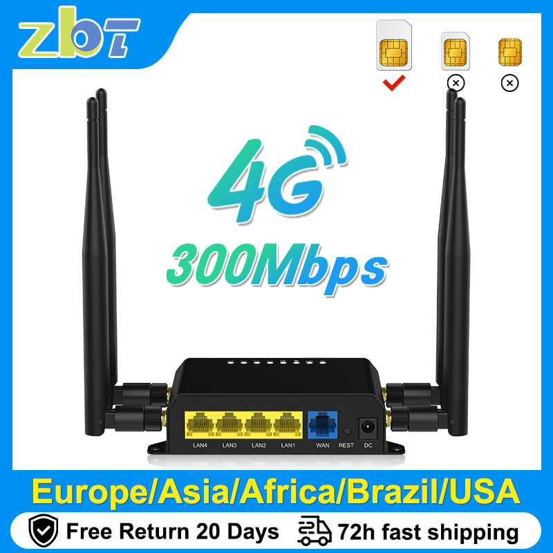 Smart Home Router - ZBT 4G WiFi Router LTE Modem