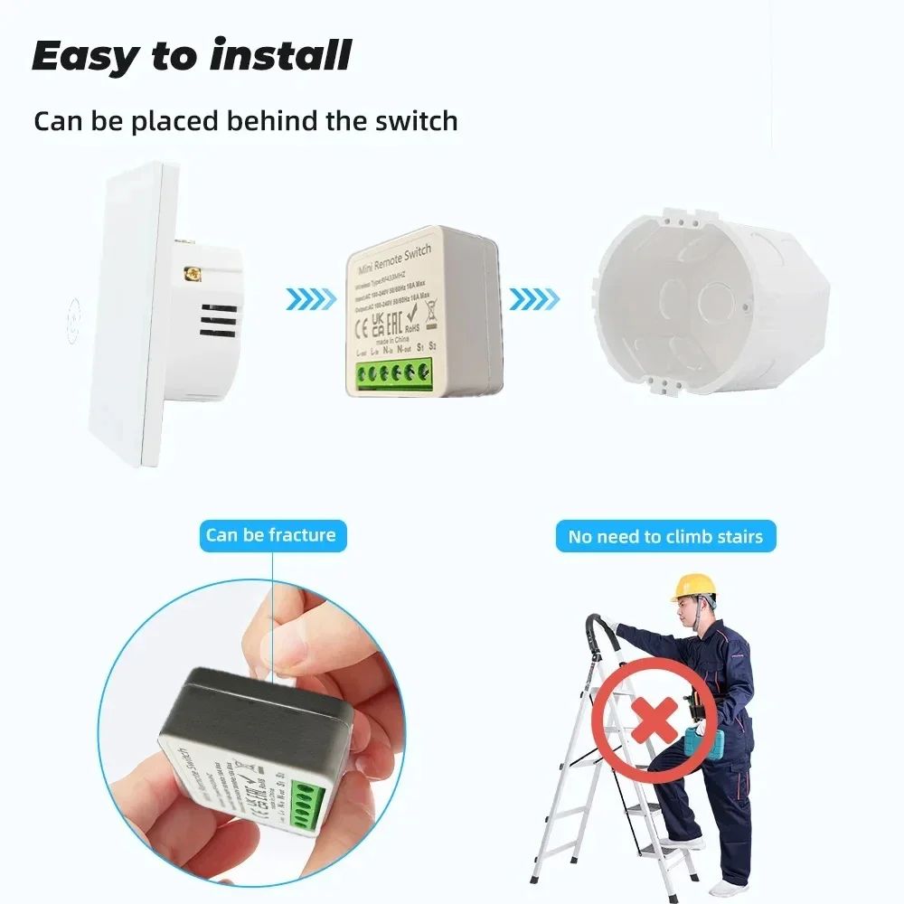 433 Mhz RF Wireless Smart Swit – Smart Home Control Panel Bewertung und Preis