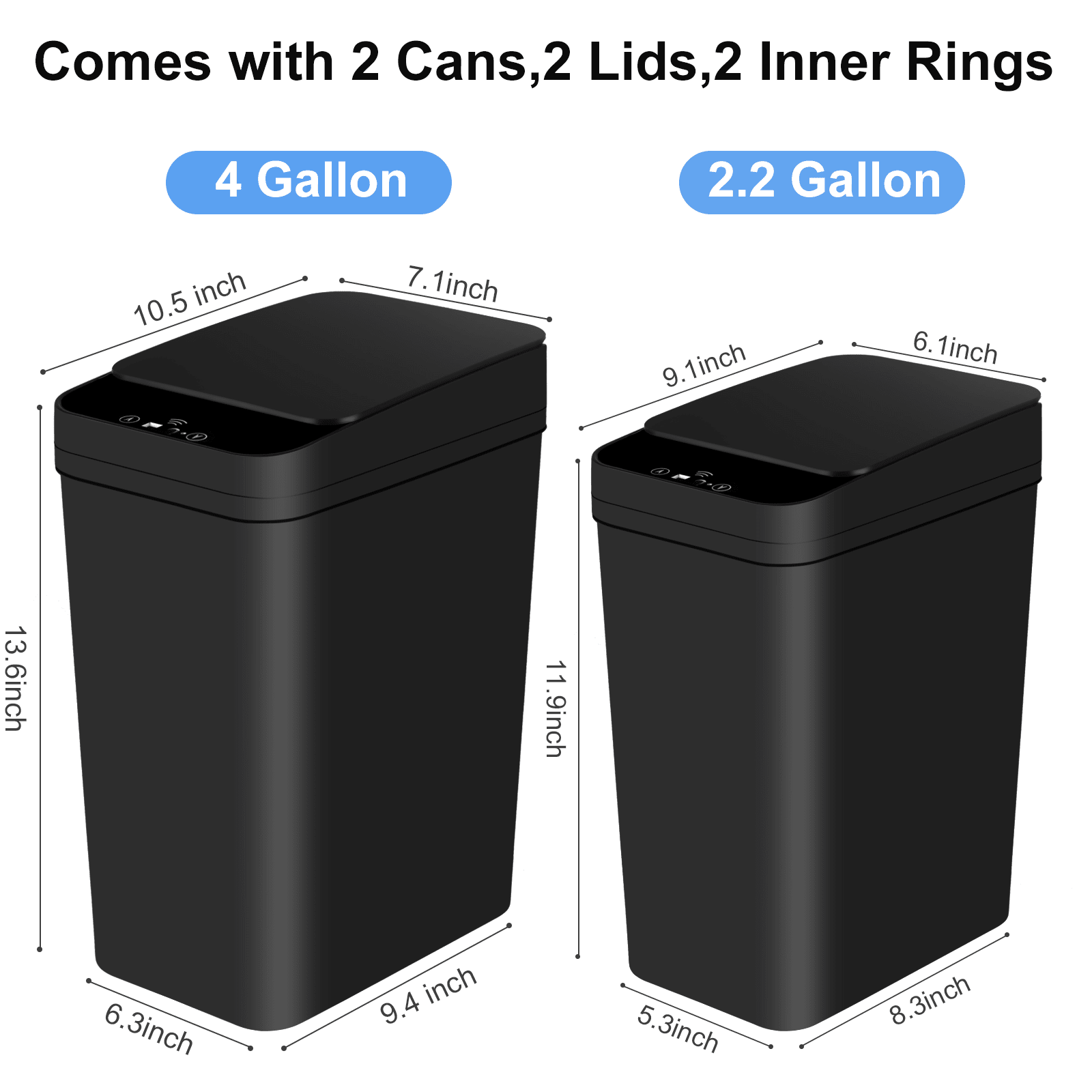 2er-Pack 2,2 Gallonen & 4 Gall – Smart Home Junkie Bewertung und Preis