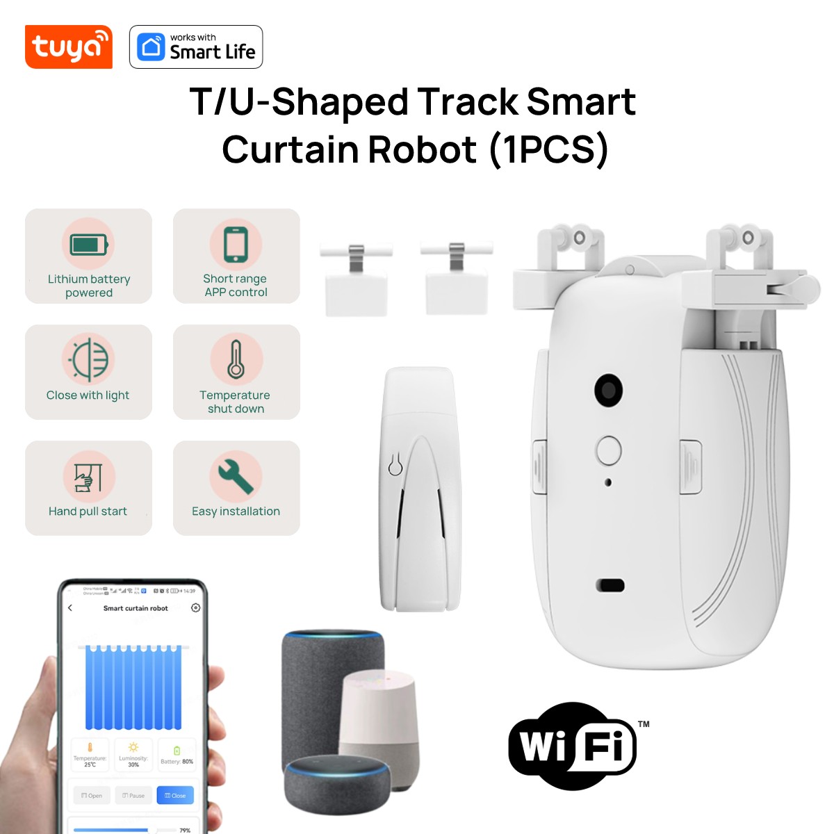 Tuya Smart Wifi Vorhang Robote – Smart Home Network Bewertung und Preis