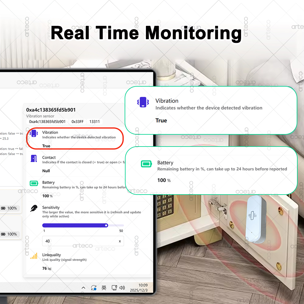 ZigBee Smart Vibration Sensor  – Smart Home News Bewertung und Preis