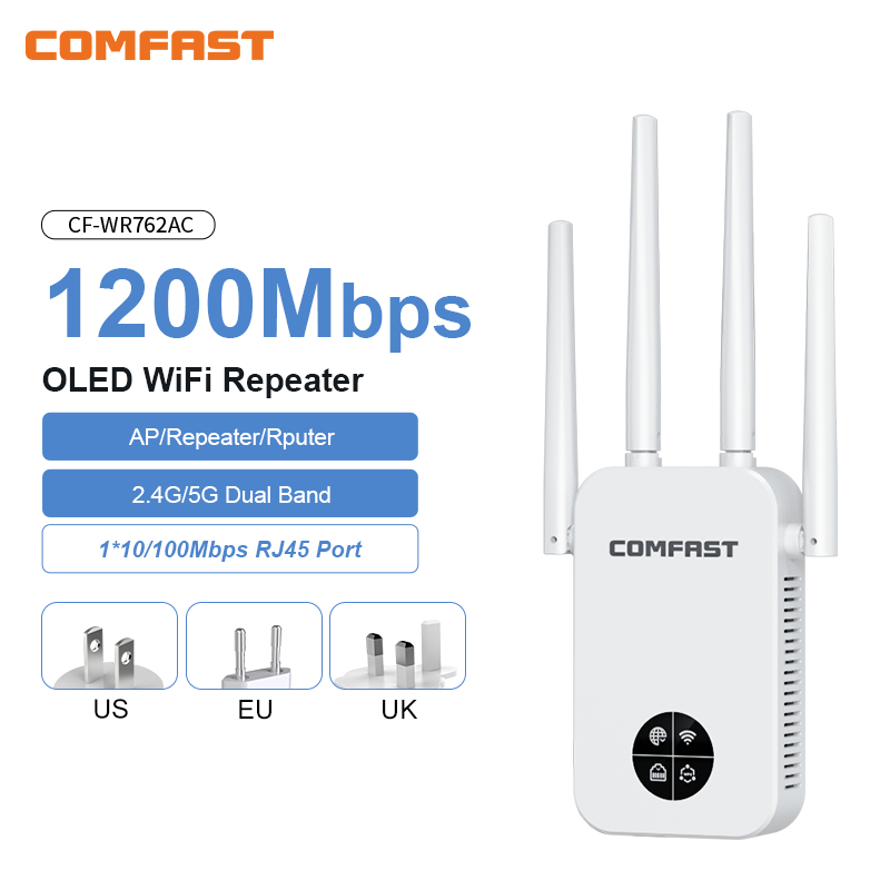 COMFAST 1200 Mbit/s Wifi Repet – Smart Home Router Bewertung und Preis