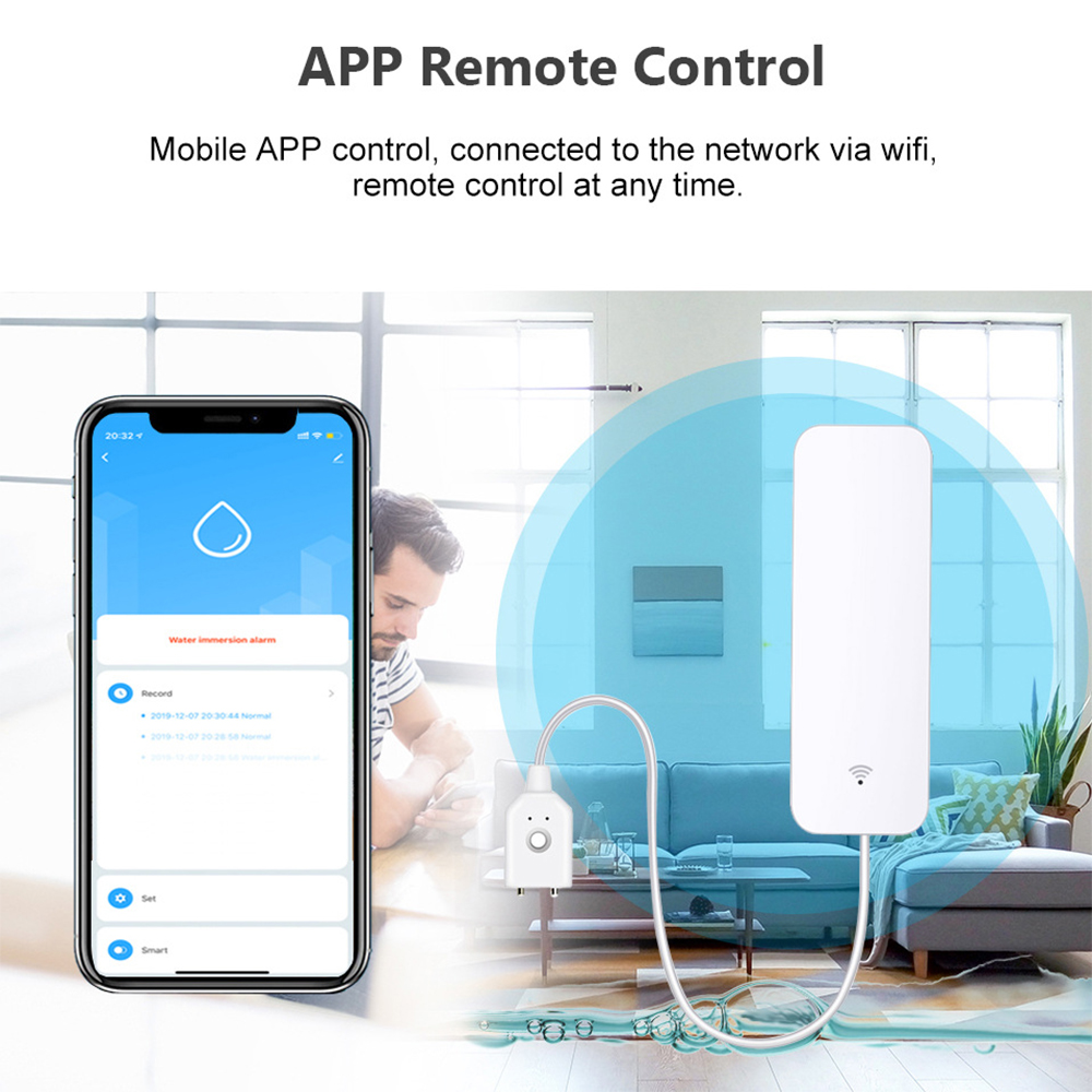 Tuya WiFi Wasserlecksensor, Wa – Smart Home Network Bewertung und Preis