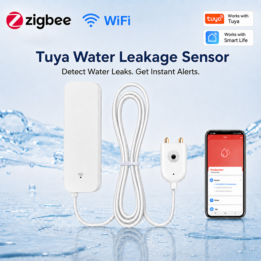 ZigBee WLAN Wasserleck-Sensor  – Smart Home Network Bewertung und Preis
