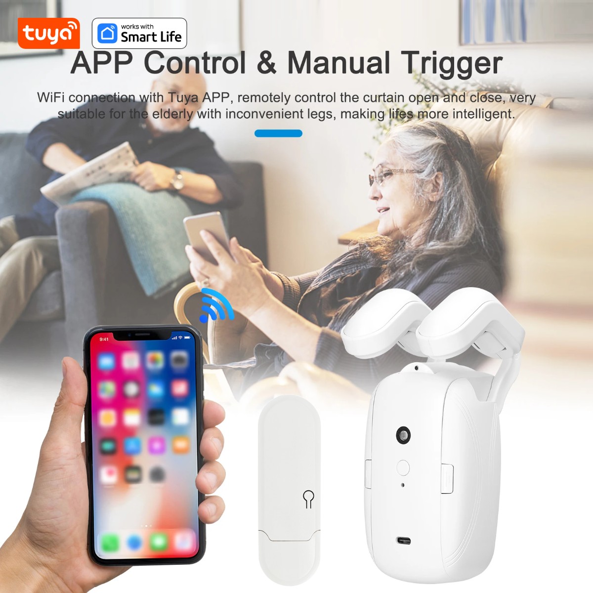 1/2 Stück Tuya Smart WiFi Vorh – Smart Home Control Panel Bewertung und Preis