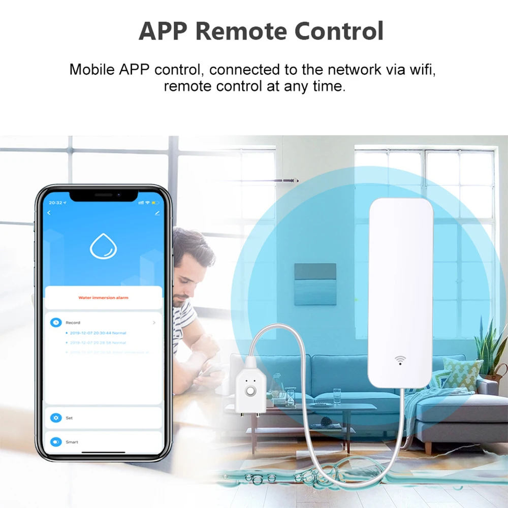 Tuya WiFi Zigbee Wasser Sensor – Smart Home Network Bewertung und Preis