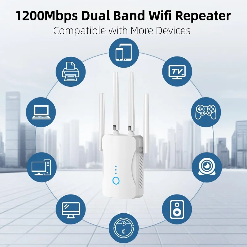 1200Mbps Dual-Band WLAN-Repeat – Smart Home Network Bewertung und Preis