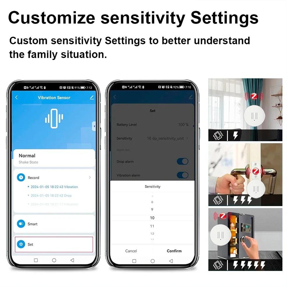 Tuya ZigBee Smart Vibrations-  – Smart Home Monitoring Bewertung und Preis