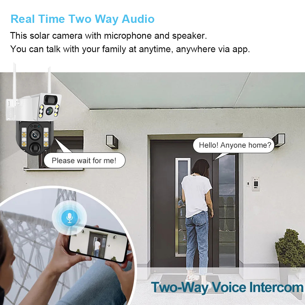Wifi/4g solar kamera ip cctv ü – Smart Home News Bewertung und Preis