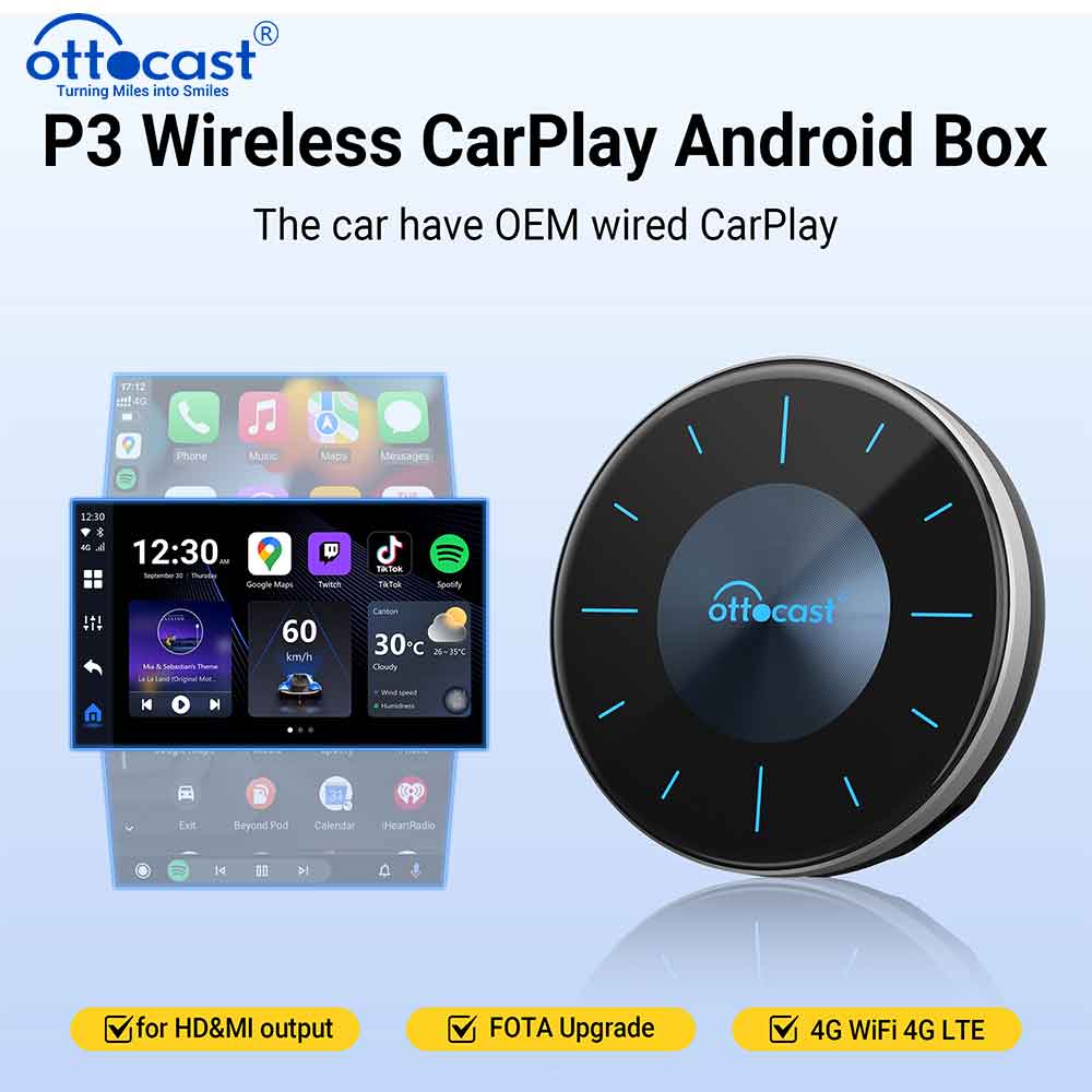 OTTOCAST P3 OttoAibox CarPlay  – Smart Home Tv Bewertung und Preis