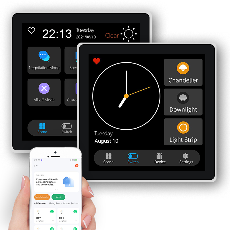 FUERS 4-Zoll-Touchscreen, mult – Smart Home Monitoring Bewertung und Preis