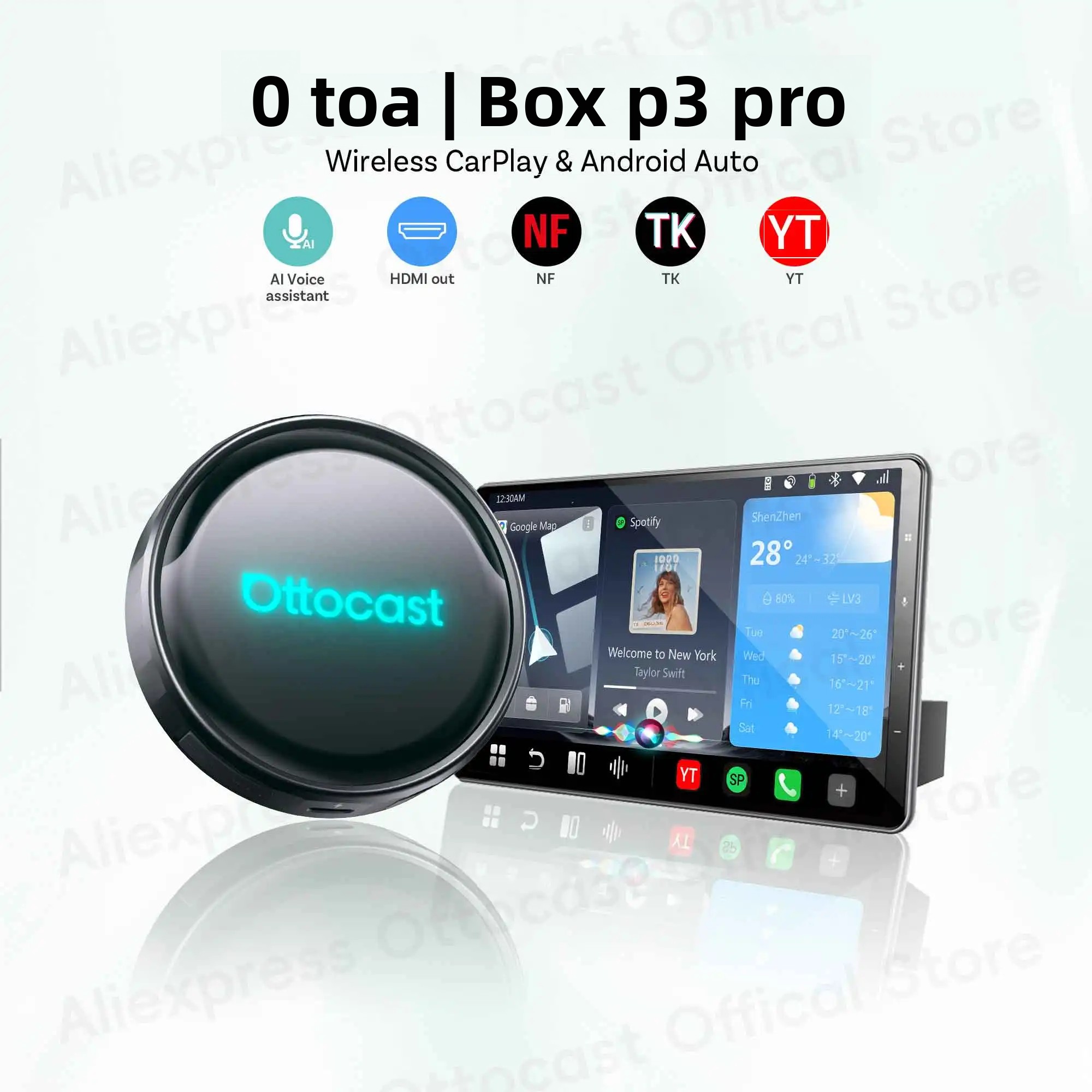 OTTOCAST P3 PRO AI Box Android – Smart Home Tv Bewertung und Preis