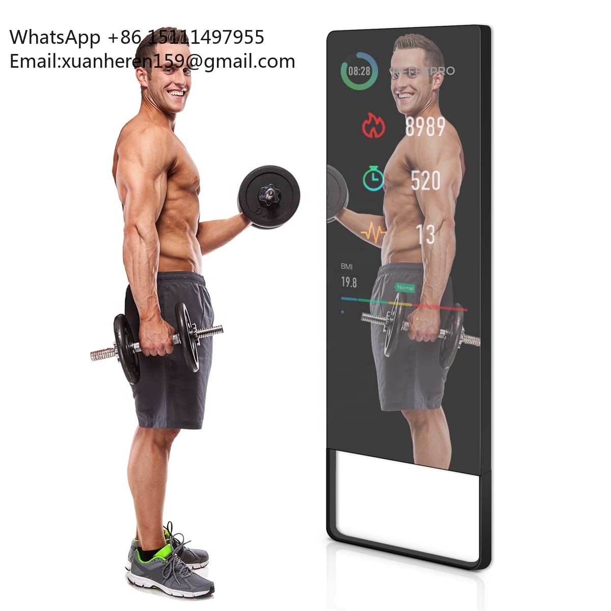 Touchscreen Personal Trainer S – Smart Home Gym Mirror Bewertung und Preis